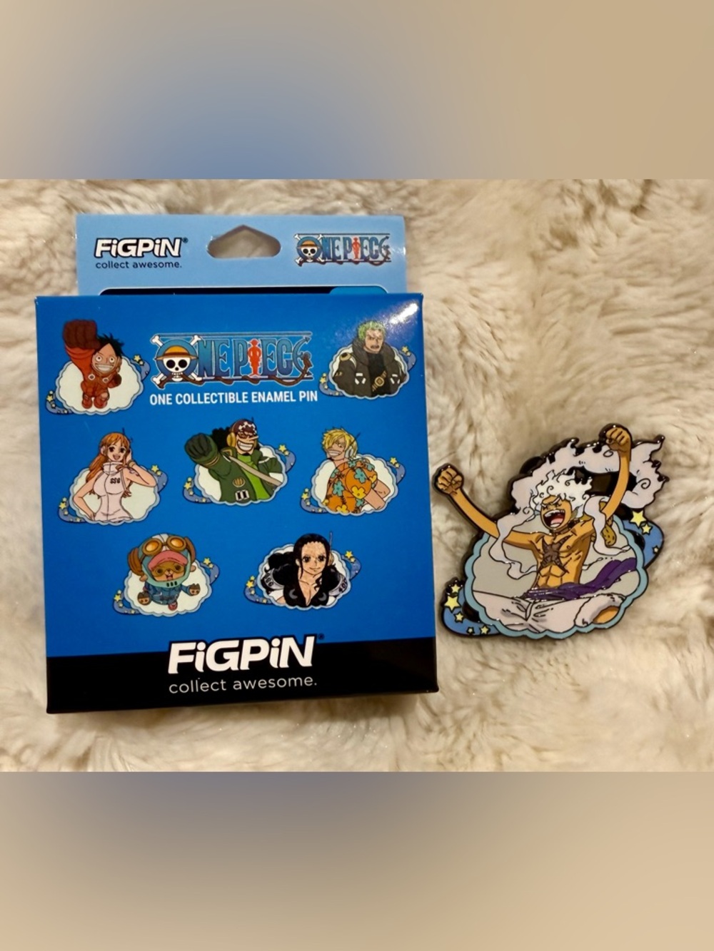Hyper rare FIGPIN ONE PIECE MYSTERY SERIES 4 blind box pin luffy